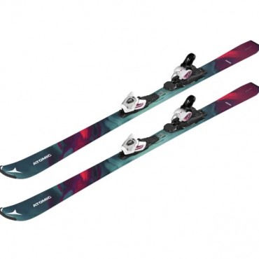 Лыжи горные Atomic Maven Girl 130-150 + L 6 GW white pink