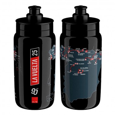 Бутылка для воды Elite Fly Vuelta black Map