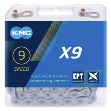 Цепь KMC X9 - speed 9, links 116