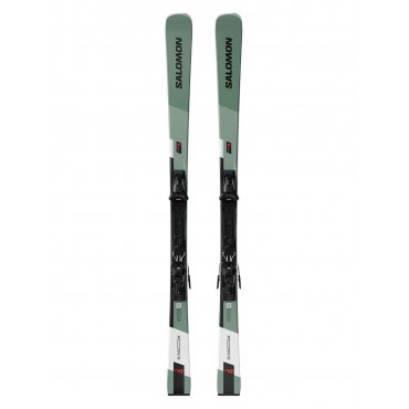 Лыжи горные Salomon E S/Max 8  + E M11 Gw Oi G black black L80