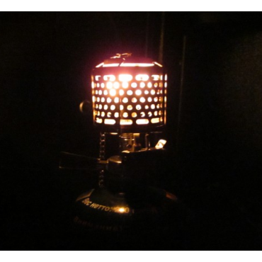 Лампа туристическая с металлическим плафоном и пьезопджигом Tramp