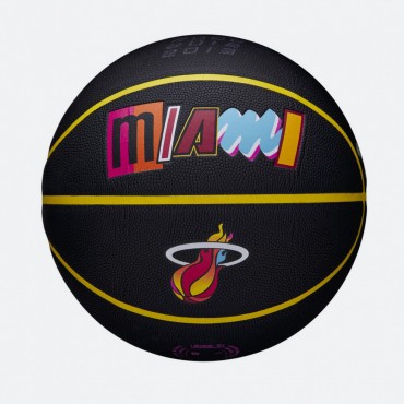 Мяч баскетбольный Wilson NBA Team City Collector Miami Heat