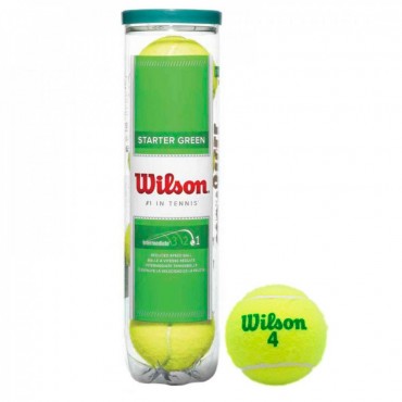 Мячи теннисные Wilson Started Play Green x4 (18)